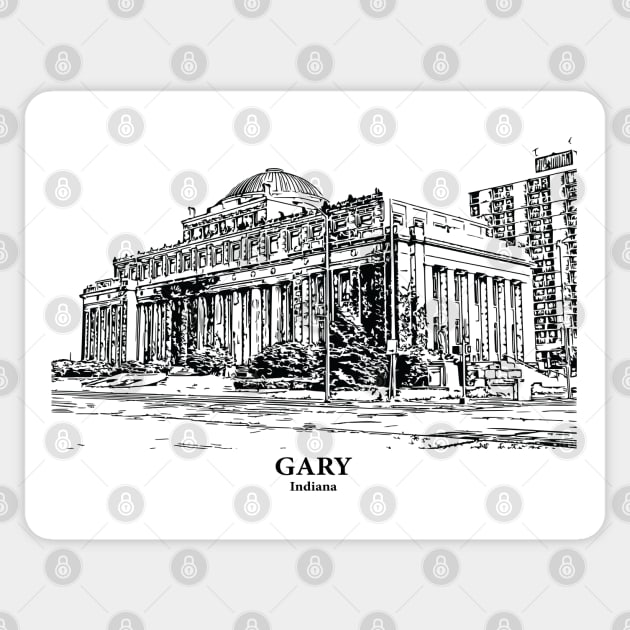 Gary - Indiana Sticker by Lakeric